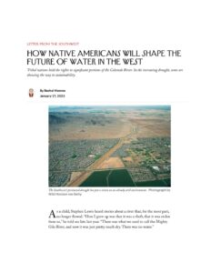 How Native Americans will Shape the Future of Water in the West