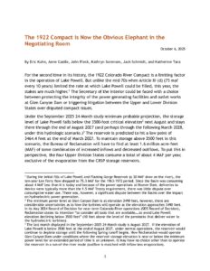 The 1922 Compact is Now the Obvious Elephant in the Negotiating Room