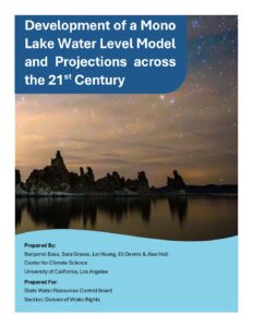 Development of a Mono Lake Water Level Model and Projections across the 21st Century