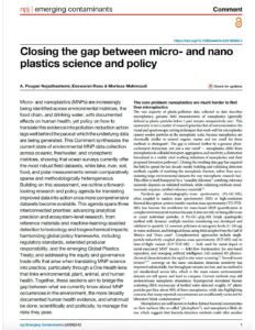 Closing the gap between micro- and nano plastics science and policy